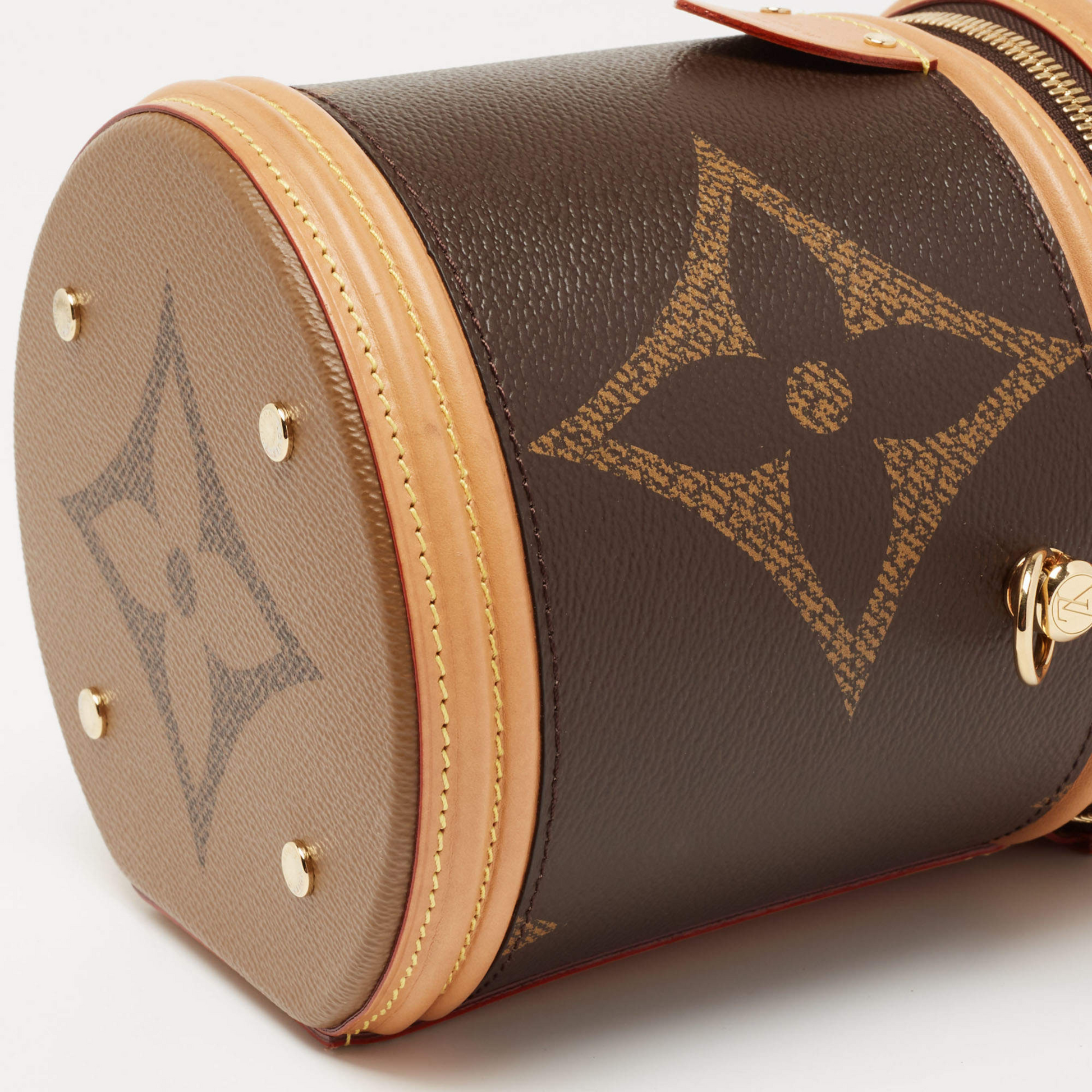 Louis Vuitton Monogram Giant Cannes Hand Bag - Brown