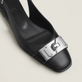 Hermes Innocente Slingback Sandals - Noir