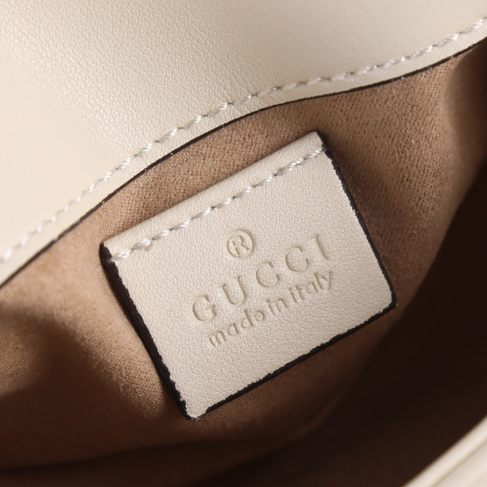 Gucci GG Marmont Belt Bag – White