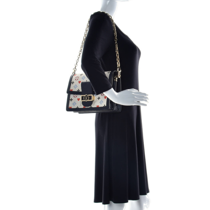 Louis Vuitton Dauphine MM - White