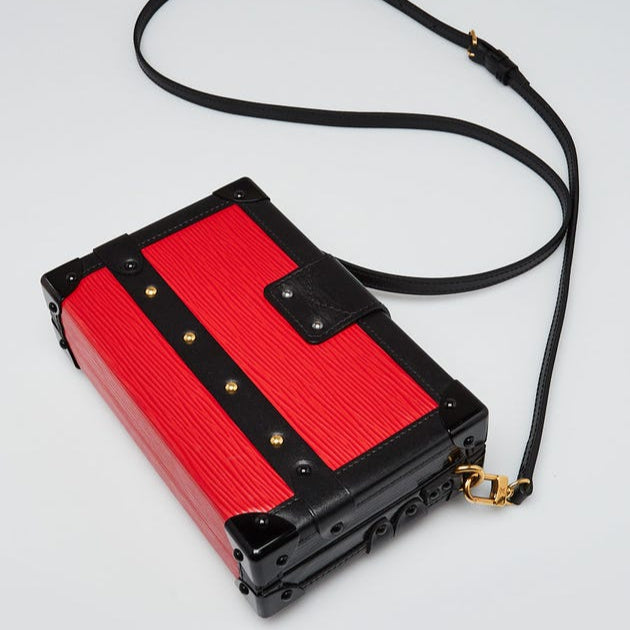 Louis Vuitton Petite Malle Shoulder Bag - Red