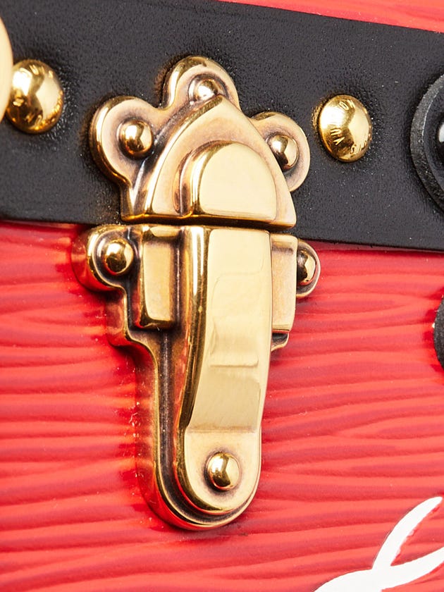 Louis Vuitton Petite Malle Shoulder Bag - Red