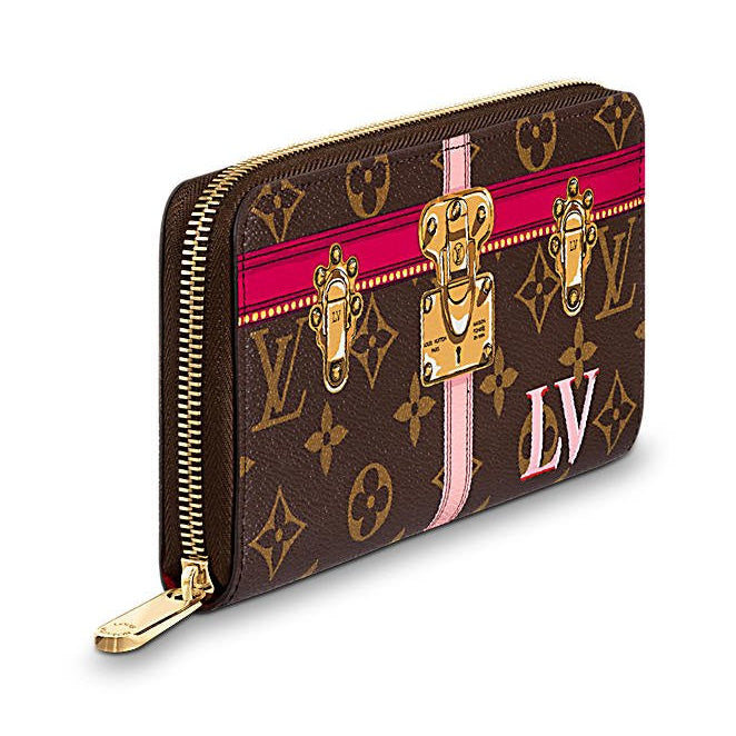 Louis Vuitton Monogram Summer Trunks Zippy Wallet - Brown