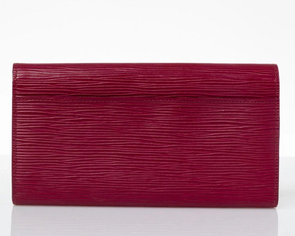 Louis Vuitton Epi Leather Sarah Wallet - Fuchsia