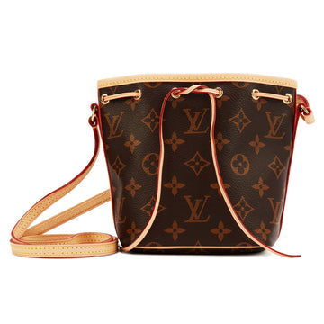 Louis Vuitton Monogram Canvas Nano Noe Bucket Bag - Dark Brown