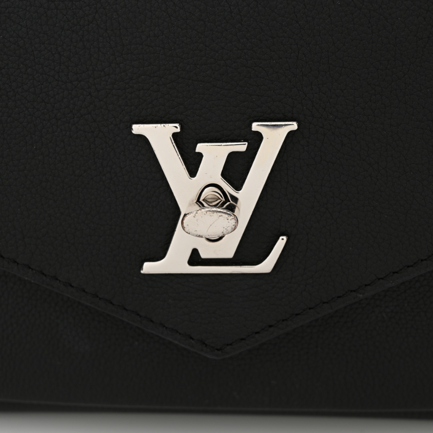 Louis Vuitton Mylockme Satchel Chain Bag - Black