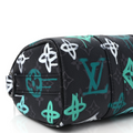 Louis Vuitton Monogram Eclipse Graffiti Keepall Bandoulière 25 Shoulder Bag - Green Lights