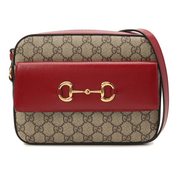 Gucci Horsebit 1955 Shoulder Bag – Red