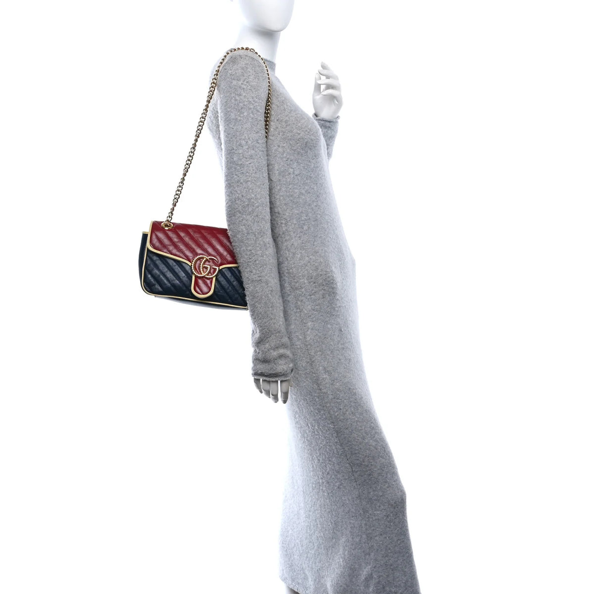 Gucci GG Marmont Medium Shoulder Bag - Black