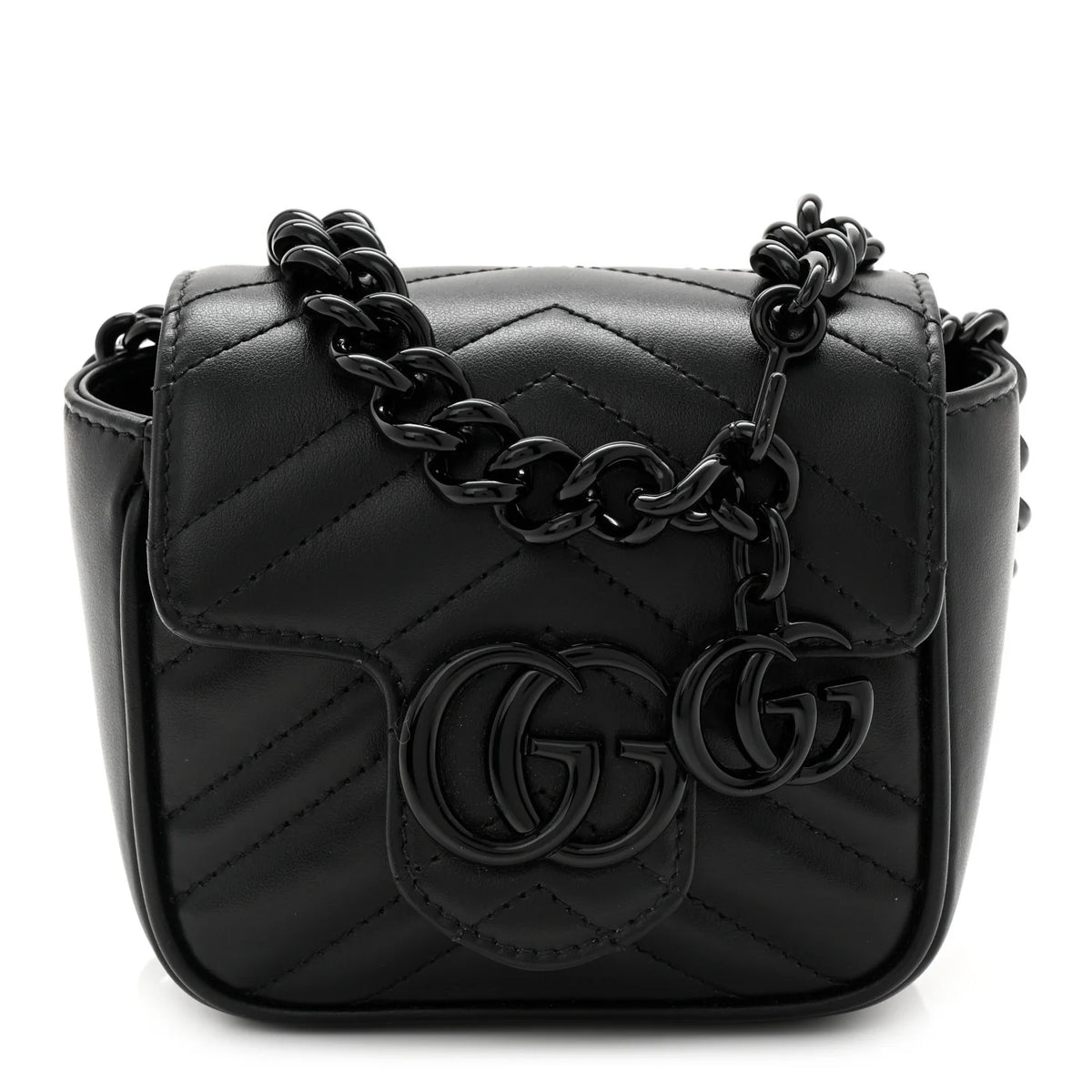 Gucci GG Marmont Belt Bag - Black