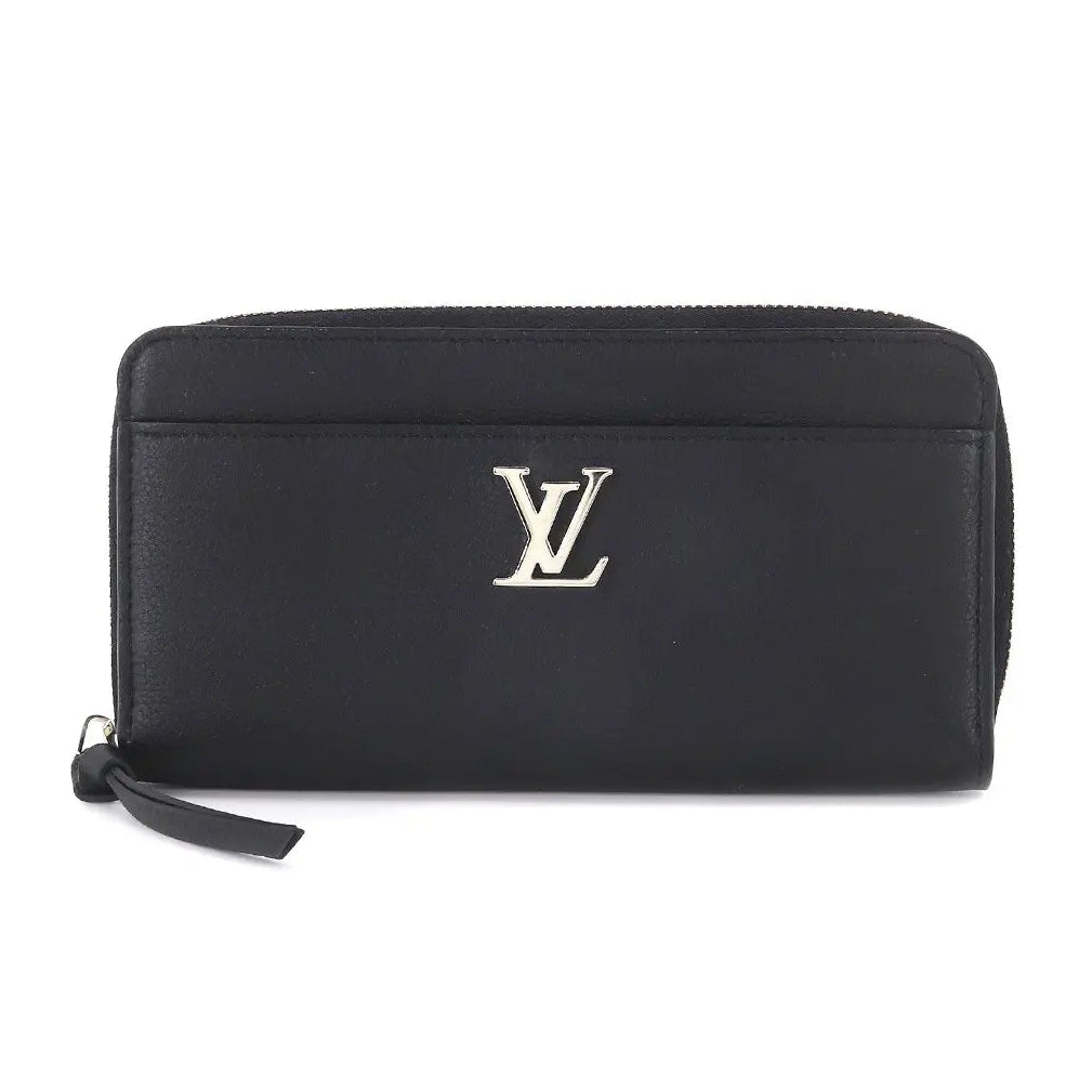 Louis Vuitton Lockme Zippy Wallet - Black