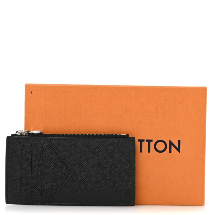 Louis Vuitton Taigarama Card Holder - Black
