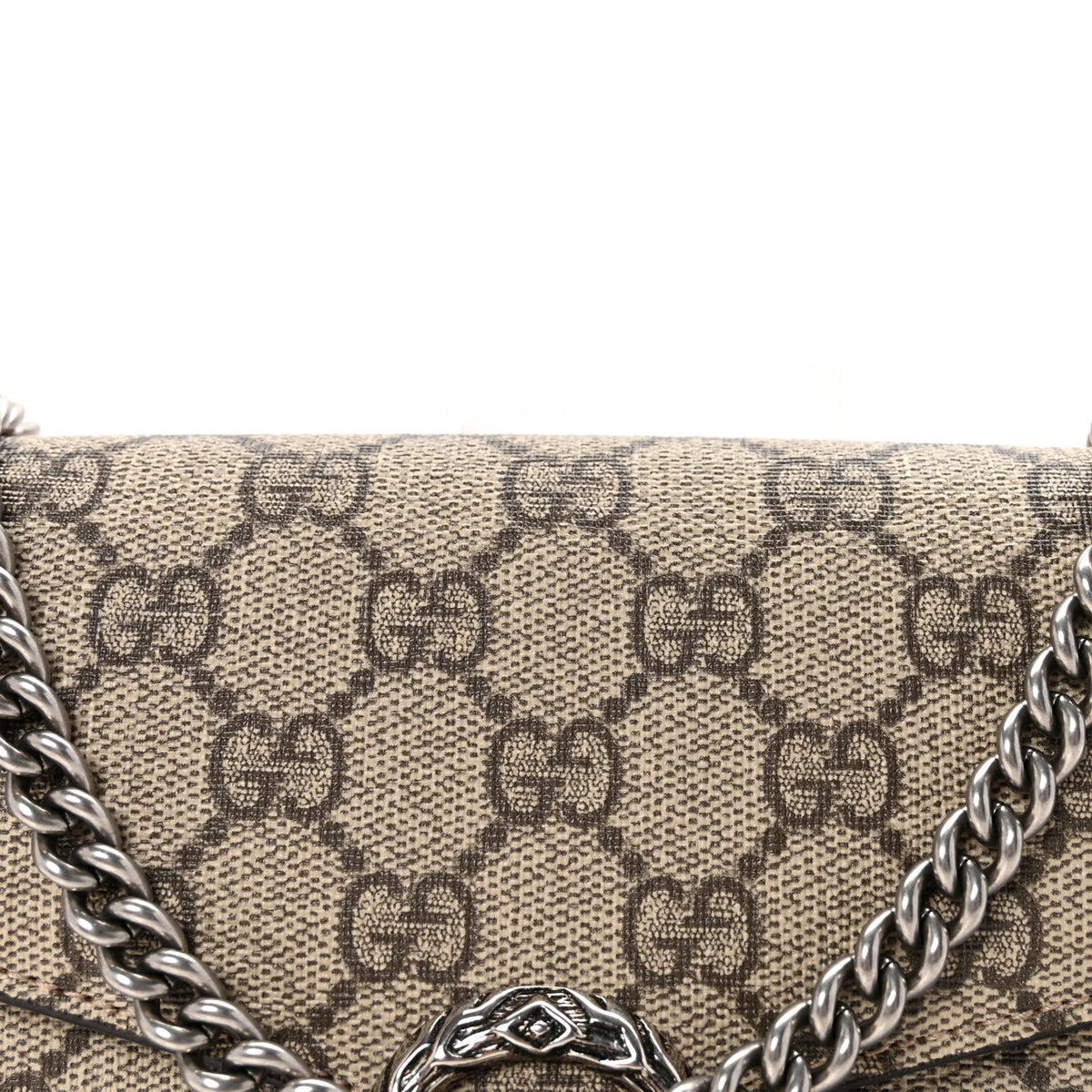 Gucci Dionysus Chain Wallet - Beige