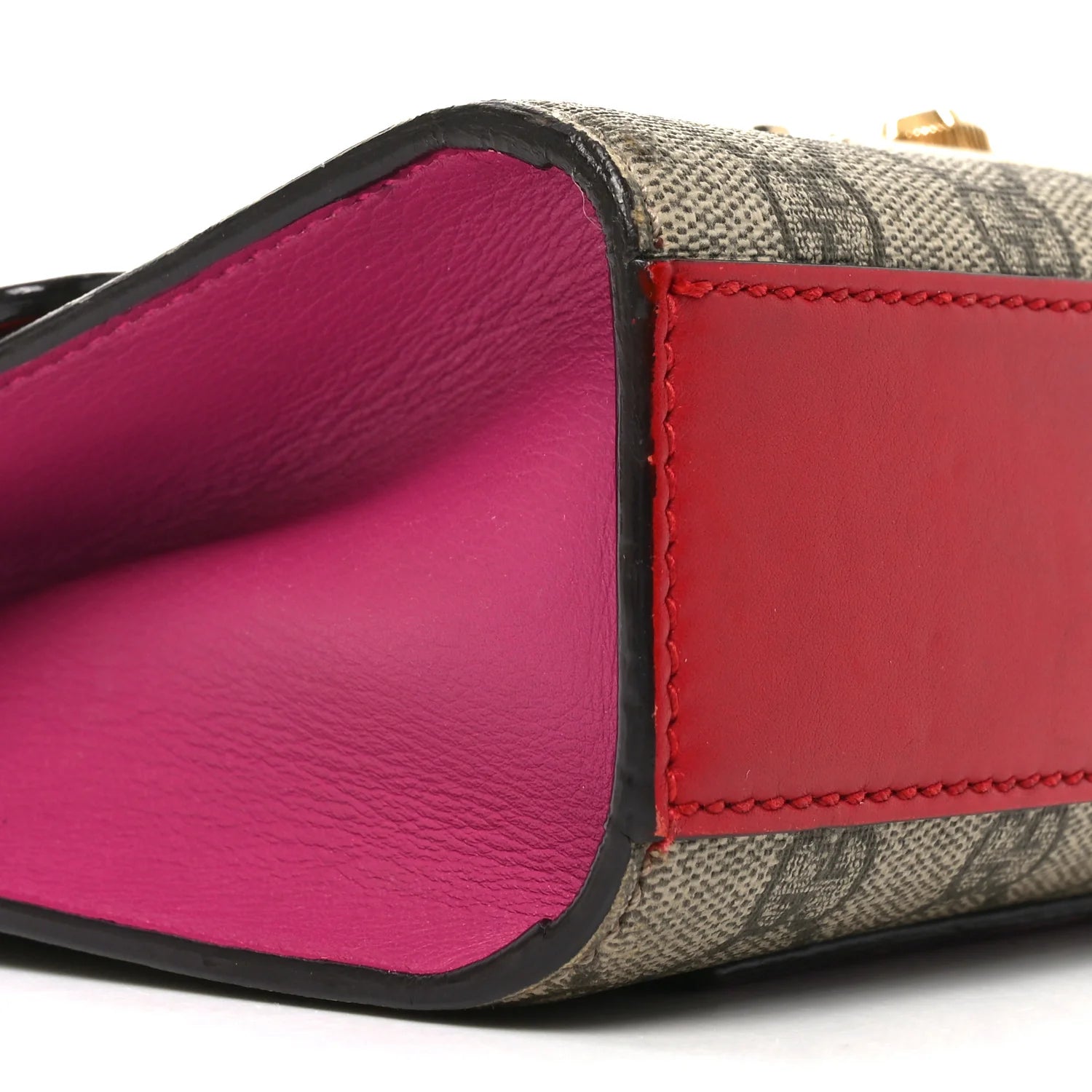 Gucci Padlock Small Shoulder Bag – Red