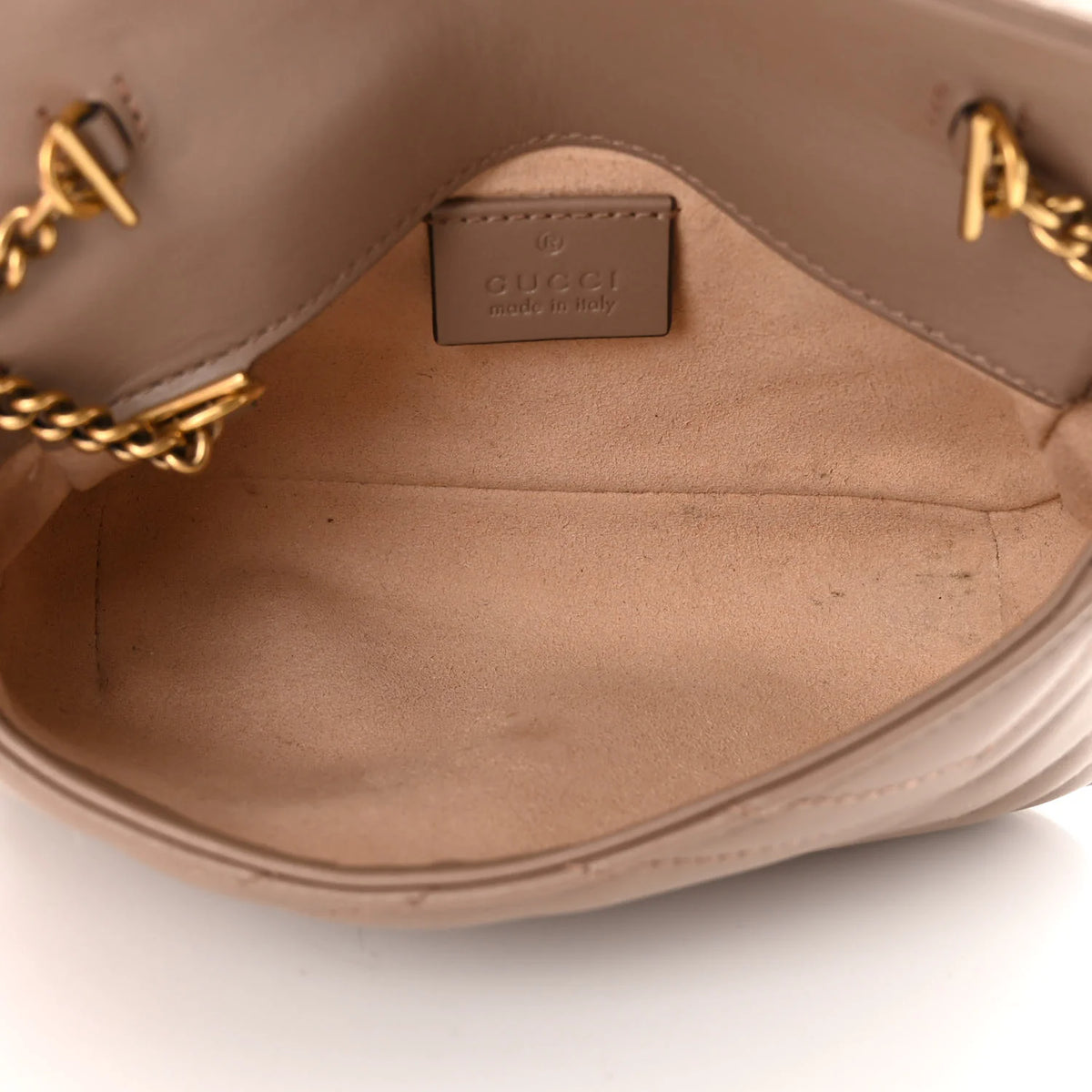 Gucci GG Marmont Shoulder Bag - Dusty Pink