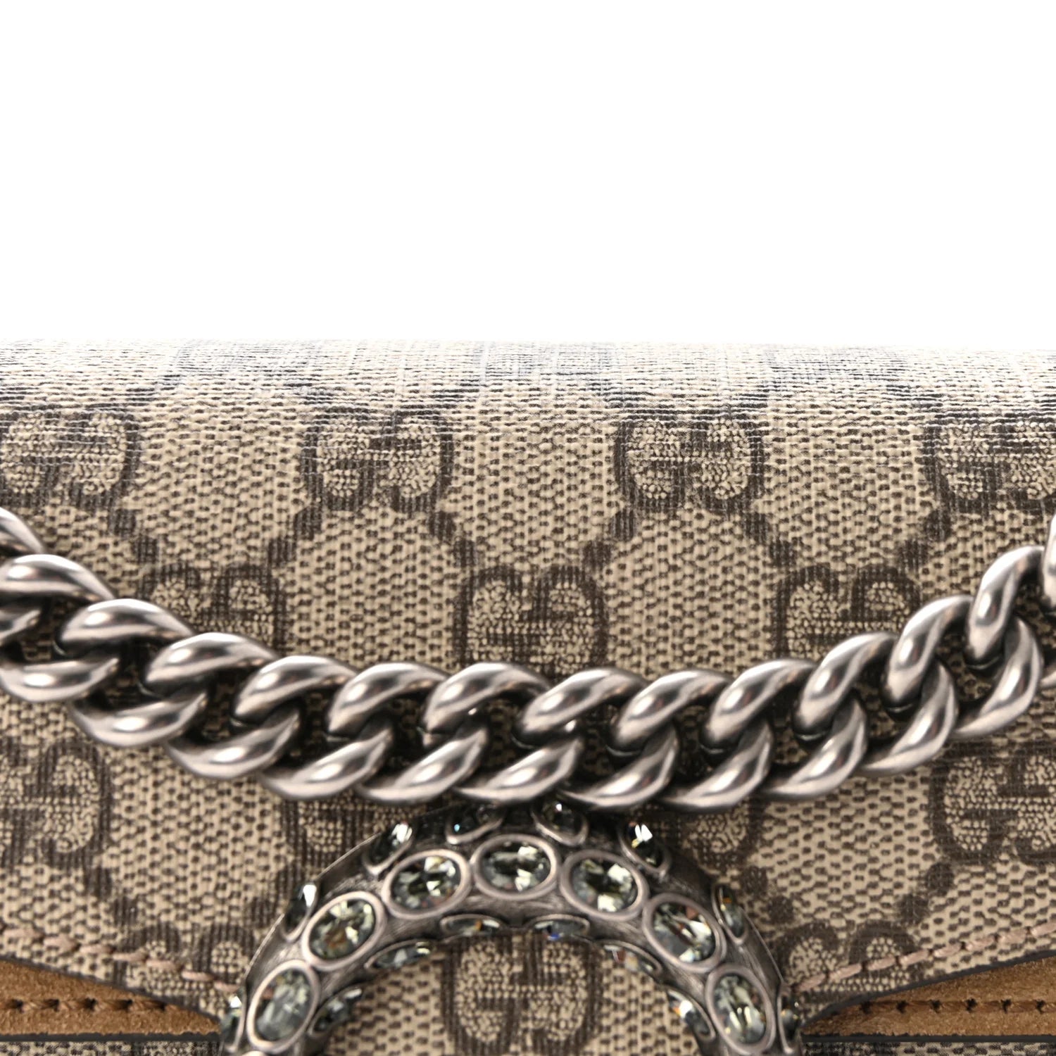 Gucci GG Supreme Dionysus Medium Shoulder Bag – Beige