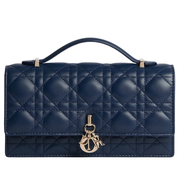 Dior My Dior Cannage Lambskin Mini Bag – Ocean Blue