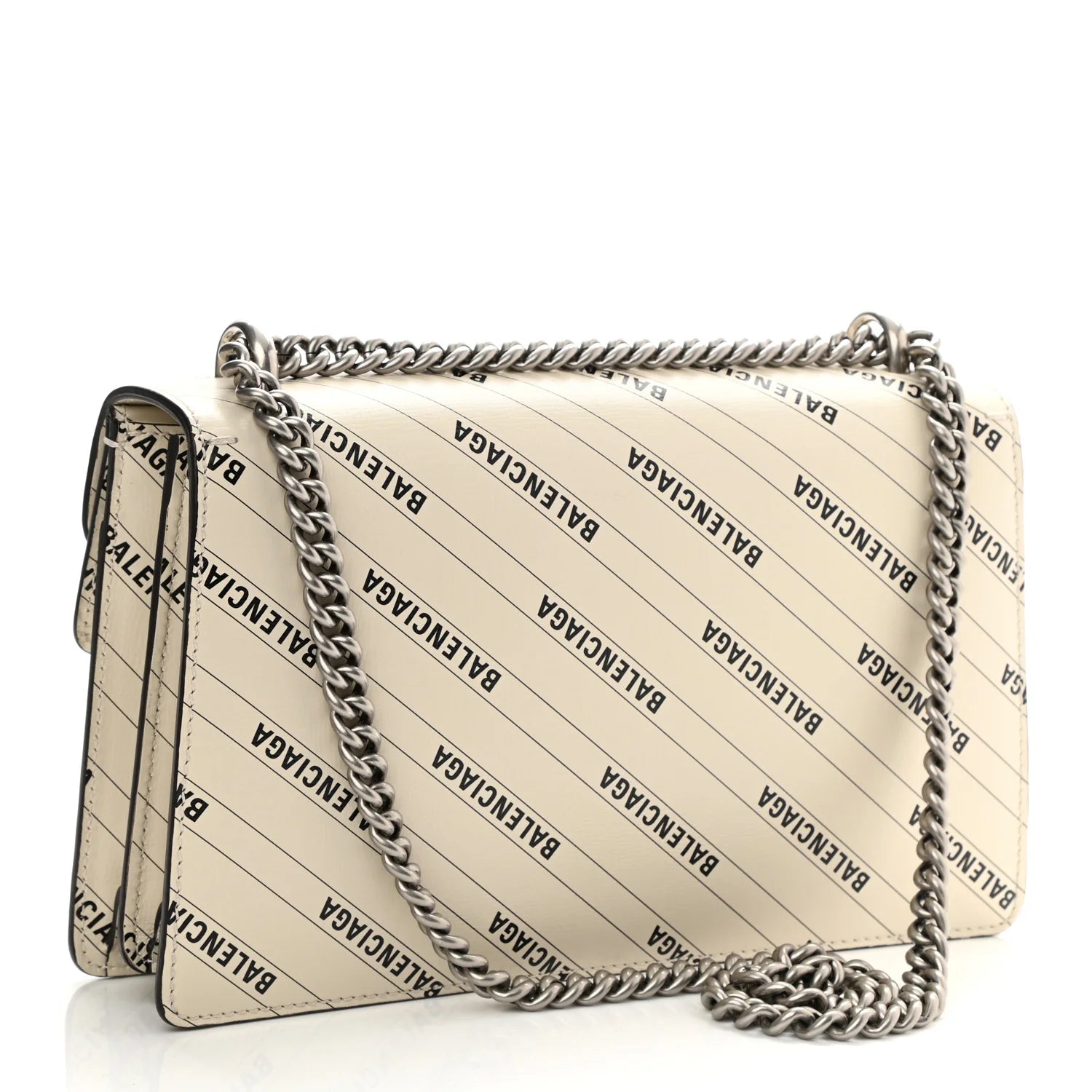 Gucci X Balenciaga Calfskin Dionysus Small Shoulder Bag – White