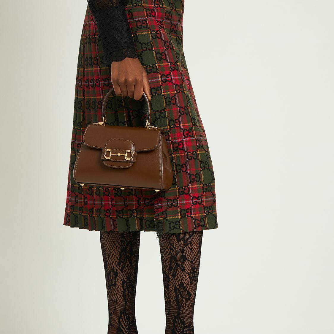 Gucci  Horsebit 1955 Top Handle Bag - Brown