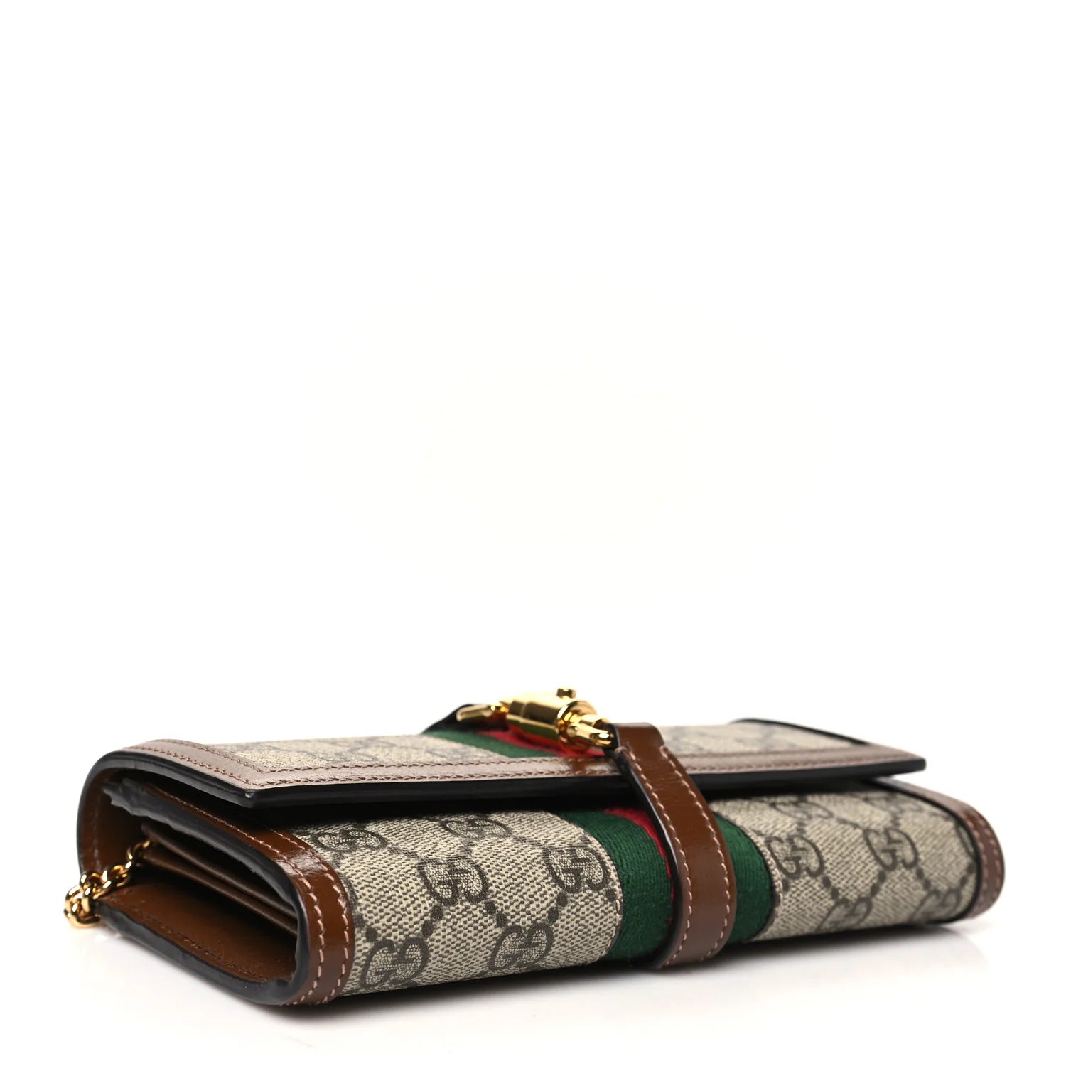 Gucci Jackie 1961 Chain Wallet – Beige