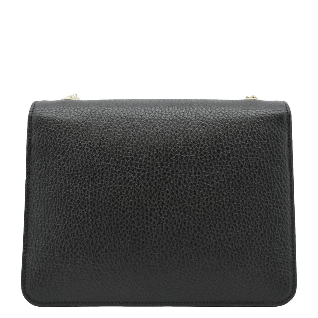 Gucci GG Leather Crossbody Bag – Black