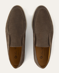 Loro Piana Open Walk Suede Ankle Boot - Warm Gray (MD84)