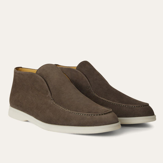 Loro Piana Open Walk Ankle Boot - Warm Gray (MD84)