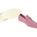Loro Piana Summer Charms Suede Loafers - Wild Mauve (015)