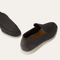 Loro Piana Summer Walk Suede Loafer - Caviar (MB97)