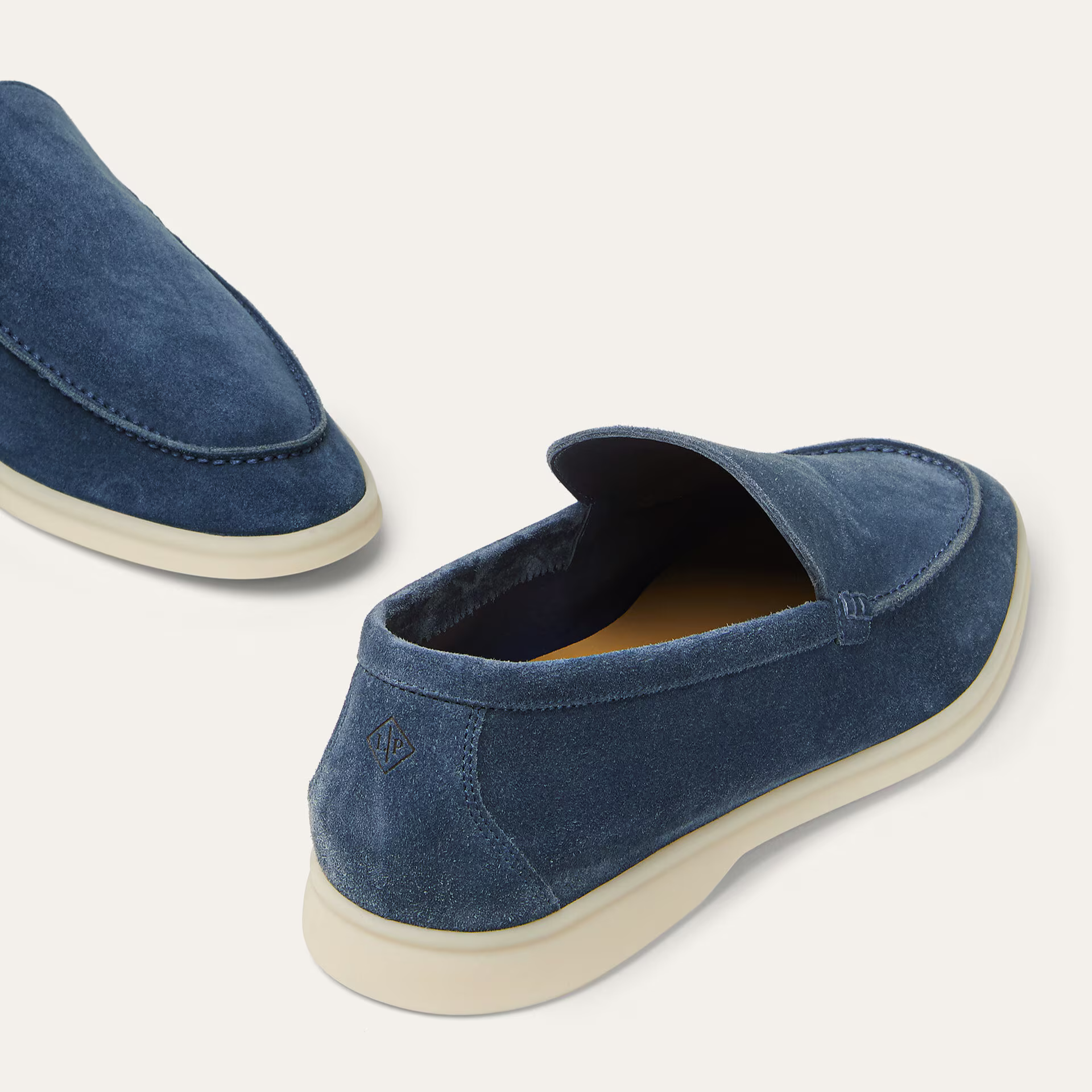 Loro Piana Summer Walk Suede Loafers - Classic Blue