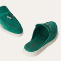 Loro Piana Babouche Charms Walk Slippers - Forest Leaves (50RT)
