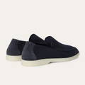 Loro Piana Summer Knitted Walk Wish® Wool Loafers - Navy Blue (W000)