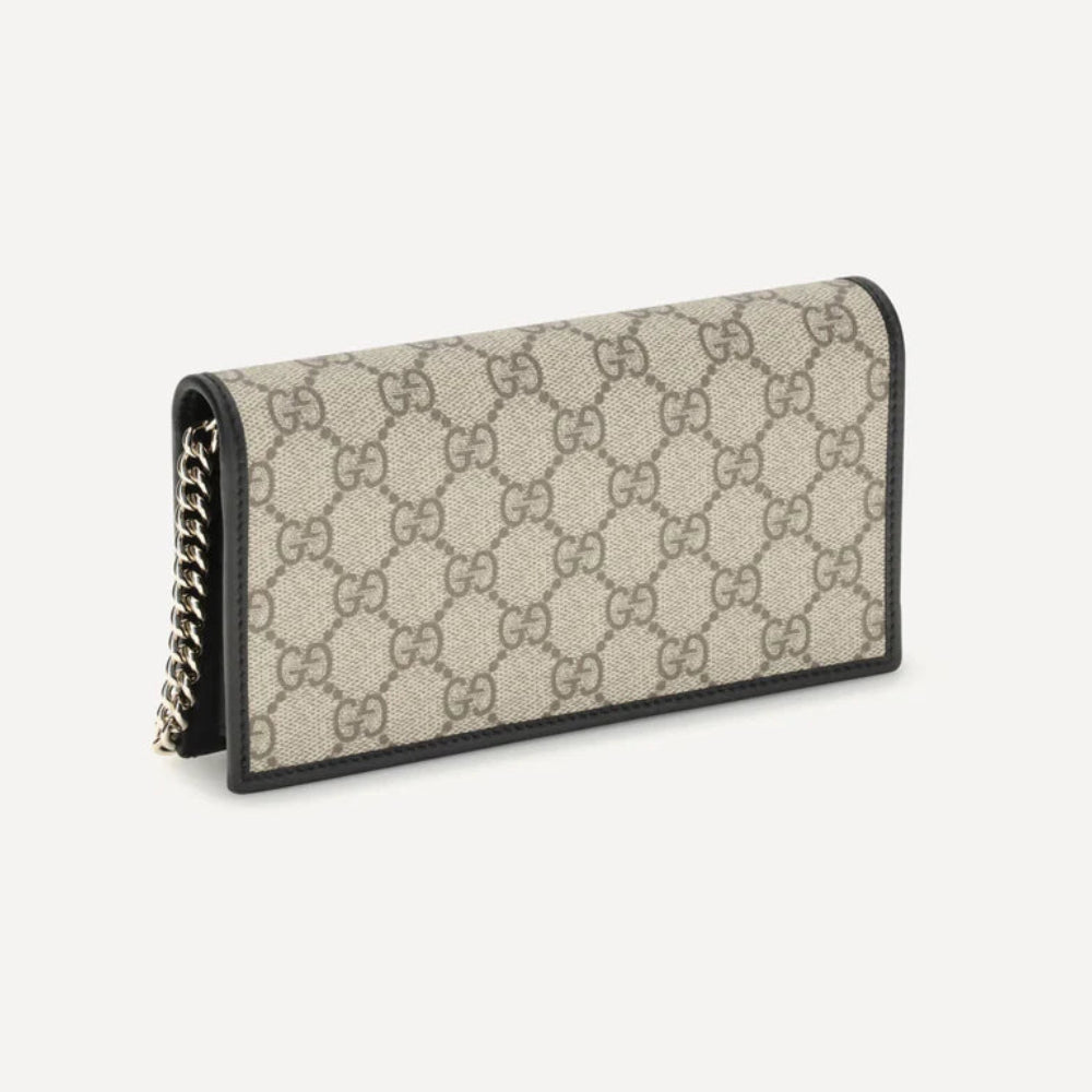 Gucci Horsebit 1955 Chain Wallet - Gray