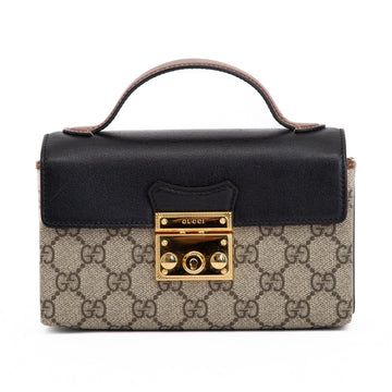 Gucci GG Supreme Padlock Bag – Beige