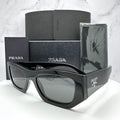 Prada PRA01S 16K08Z Black Sunglasses