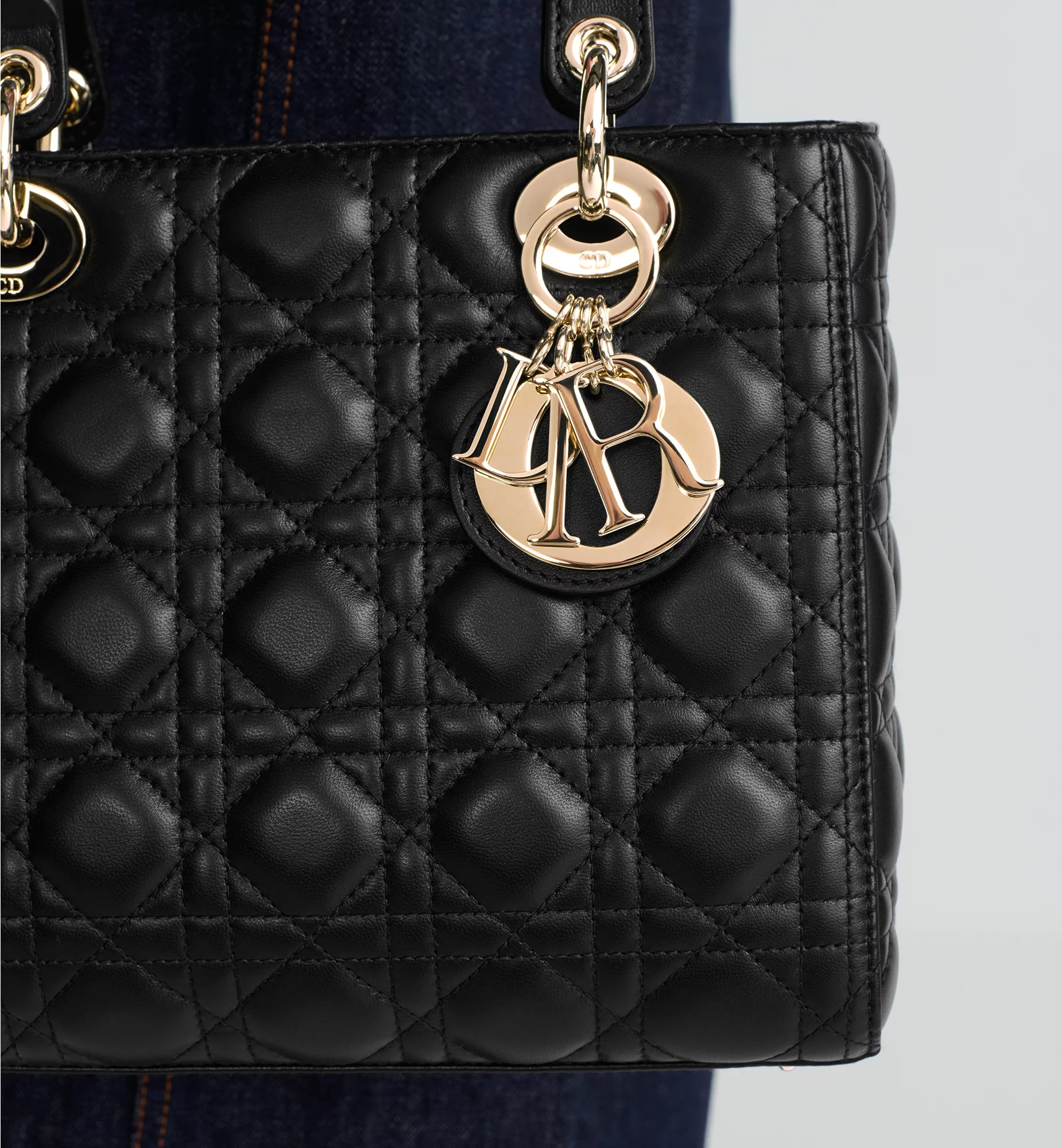Dior Medium Lady Dior My ABCDior Bag - Black