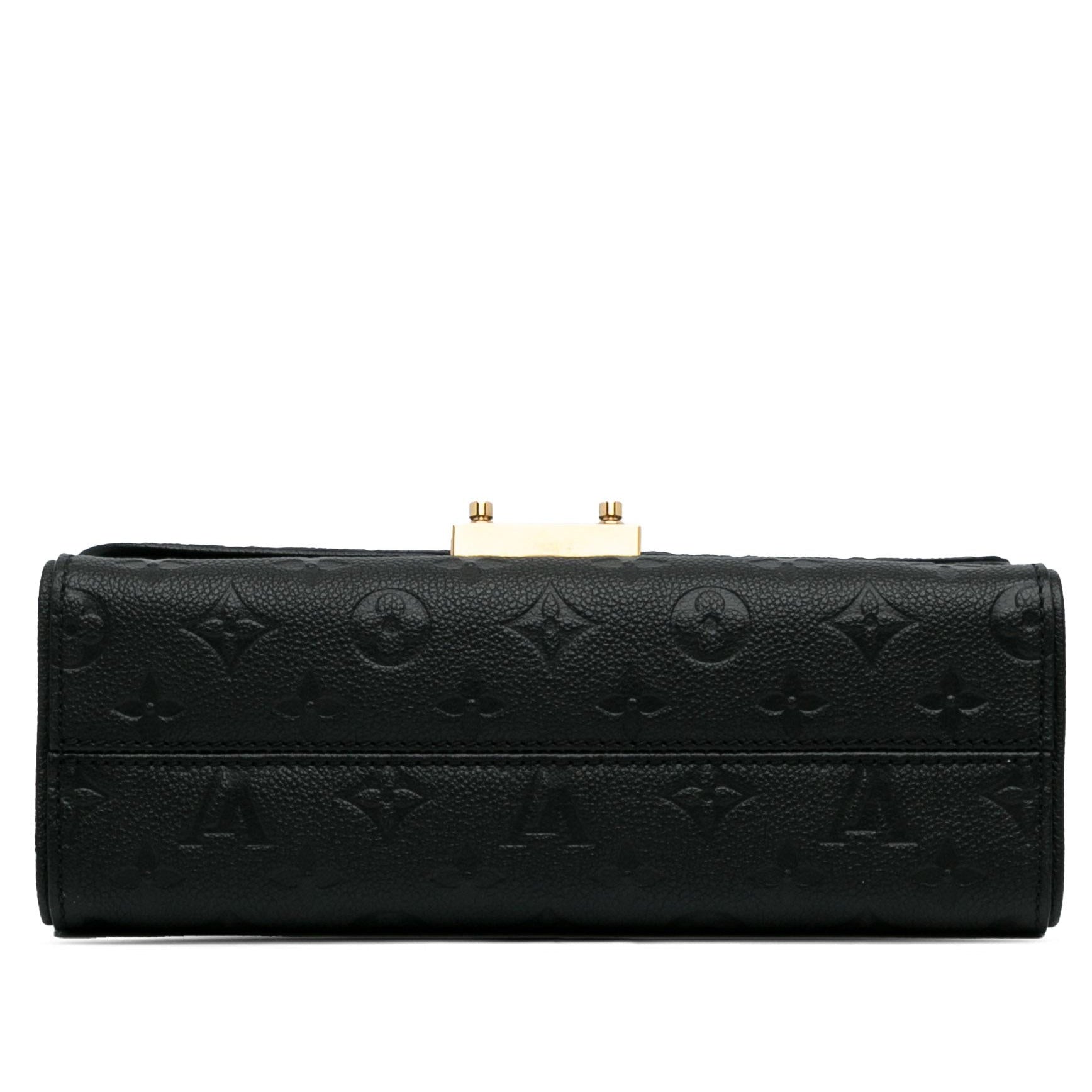 Louis Vuitton Monogram Empreinte Saint Sulpice BB Shoulder Bag - Black