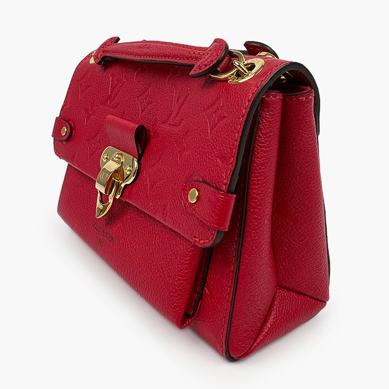 Louis Vuitton Monogram Empreinte Vavin BB Handbag - Scarlet Red