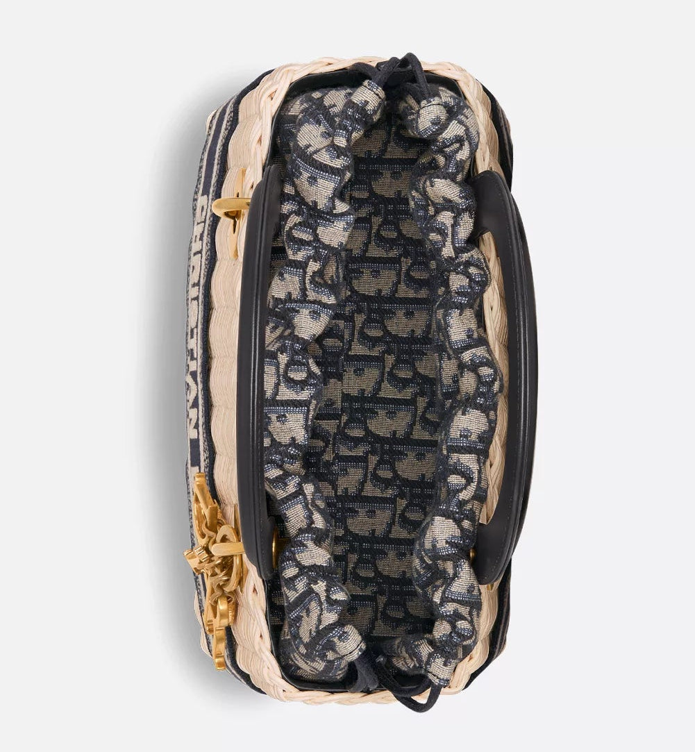 Dior Medium Lady Bag - Natural Rattan