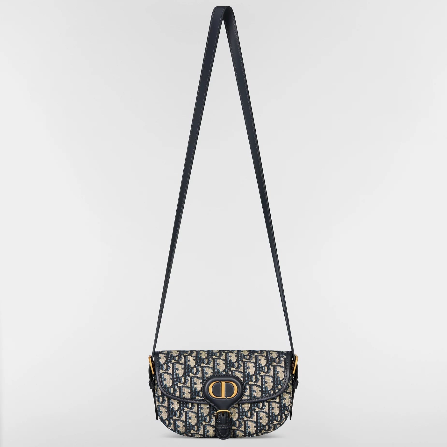 Dior Bobby East West Bag - Blue Dior Oblique Jacquard