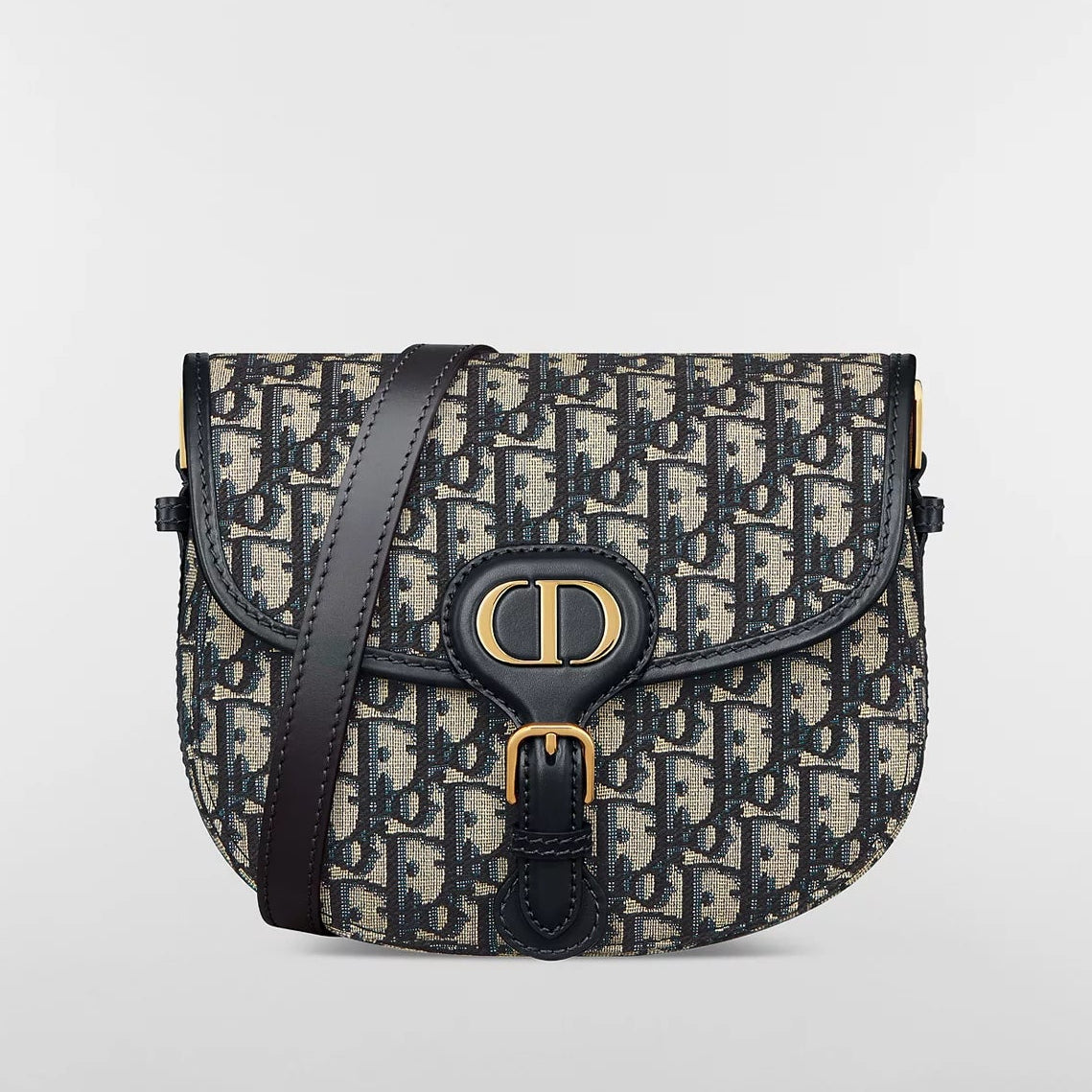 Dior Medium Dior Oblique Jacquard Bobby Bag - Blue