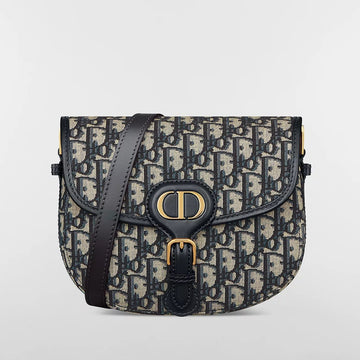 Dior Medium Dior Oblique Jacquard Bobby Bag - Blue