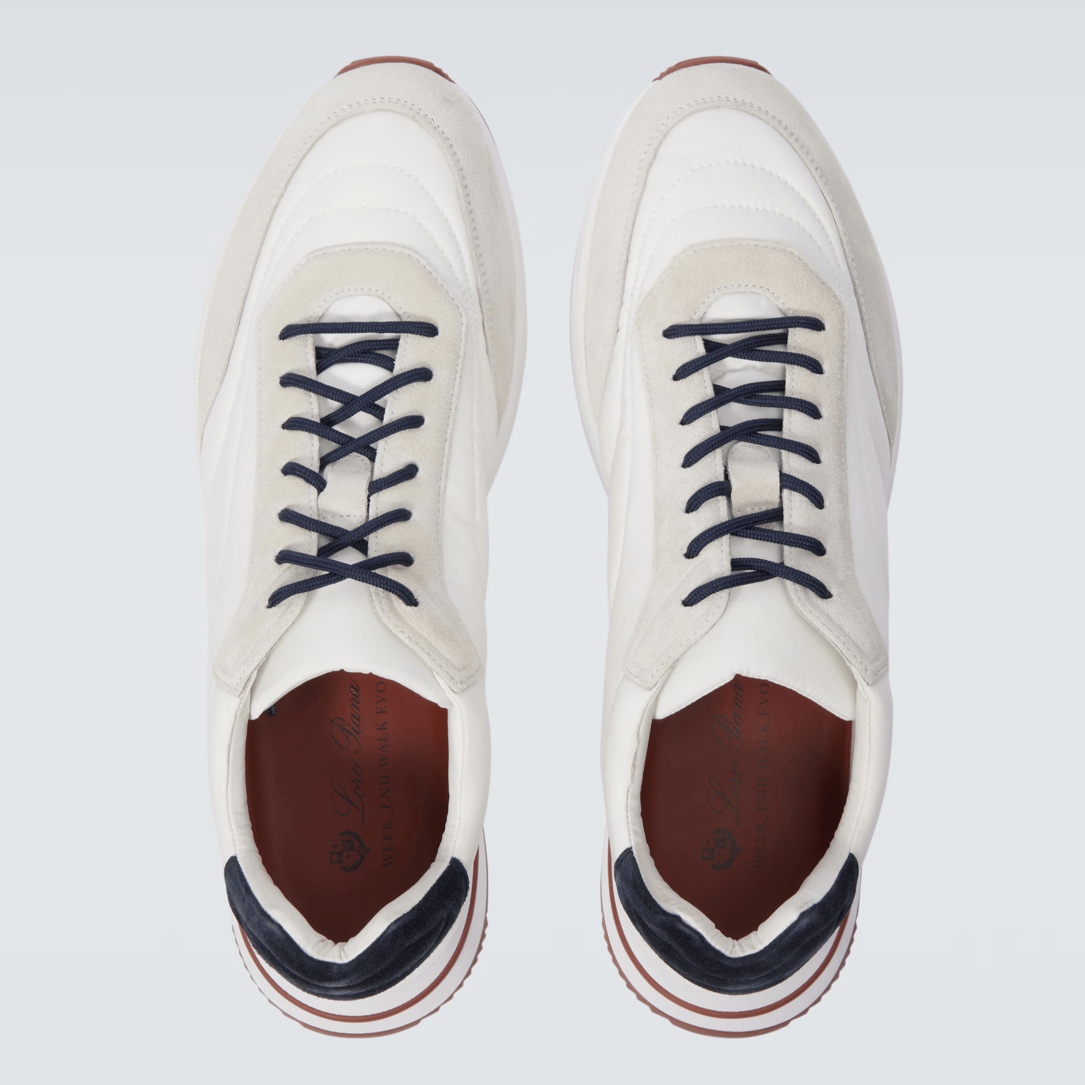 Loro Piana Week End Walk Microfibre Storm System® Sneakers -  White (1000)