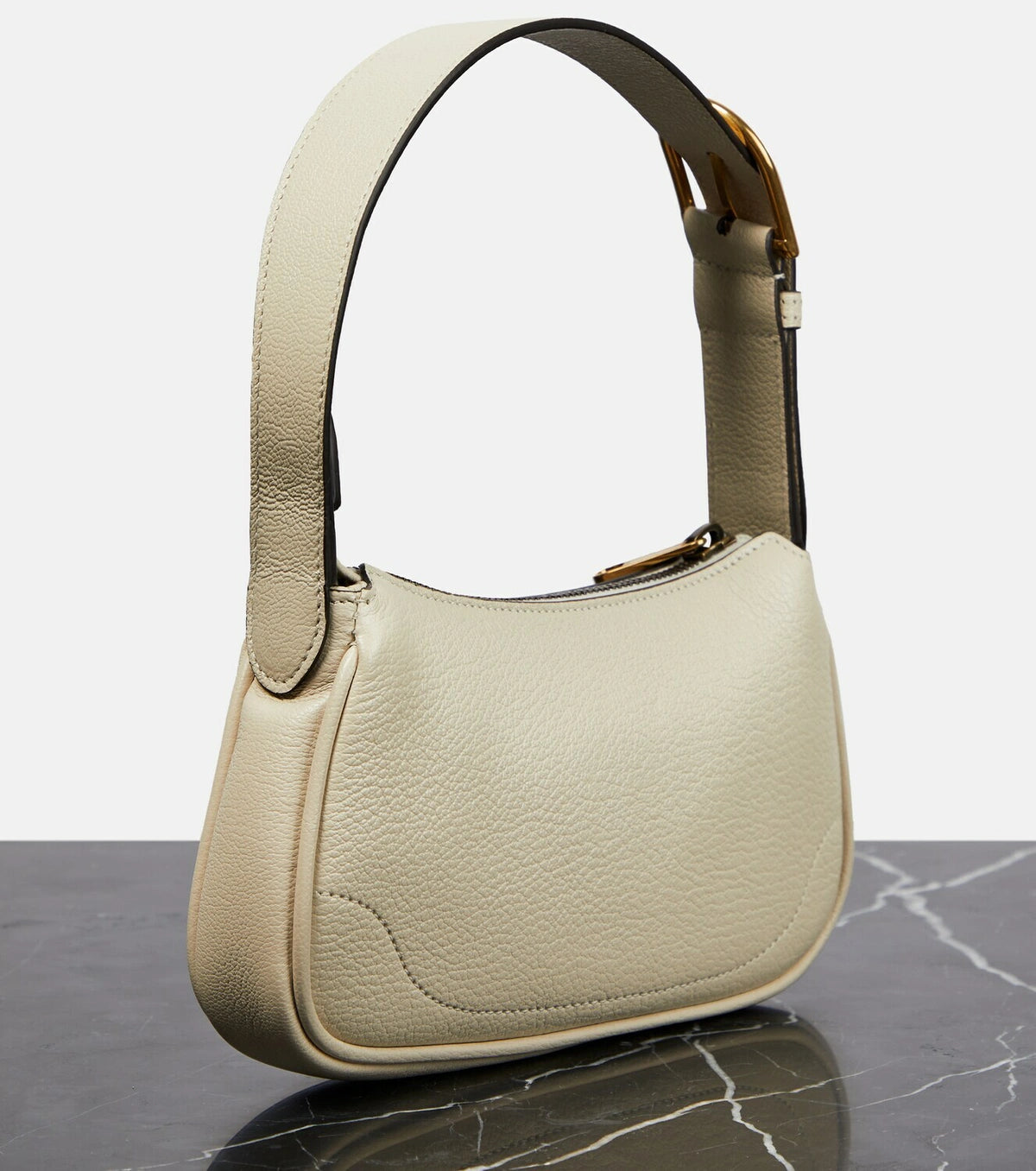 Gucci Aphrodite Mini Leather Shoulder Bag – White