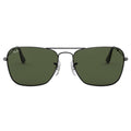 Ray Ban Caravan RB3136 004/51 Square Black Frame Sunglasses