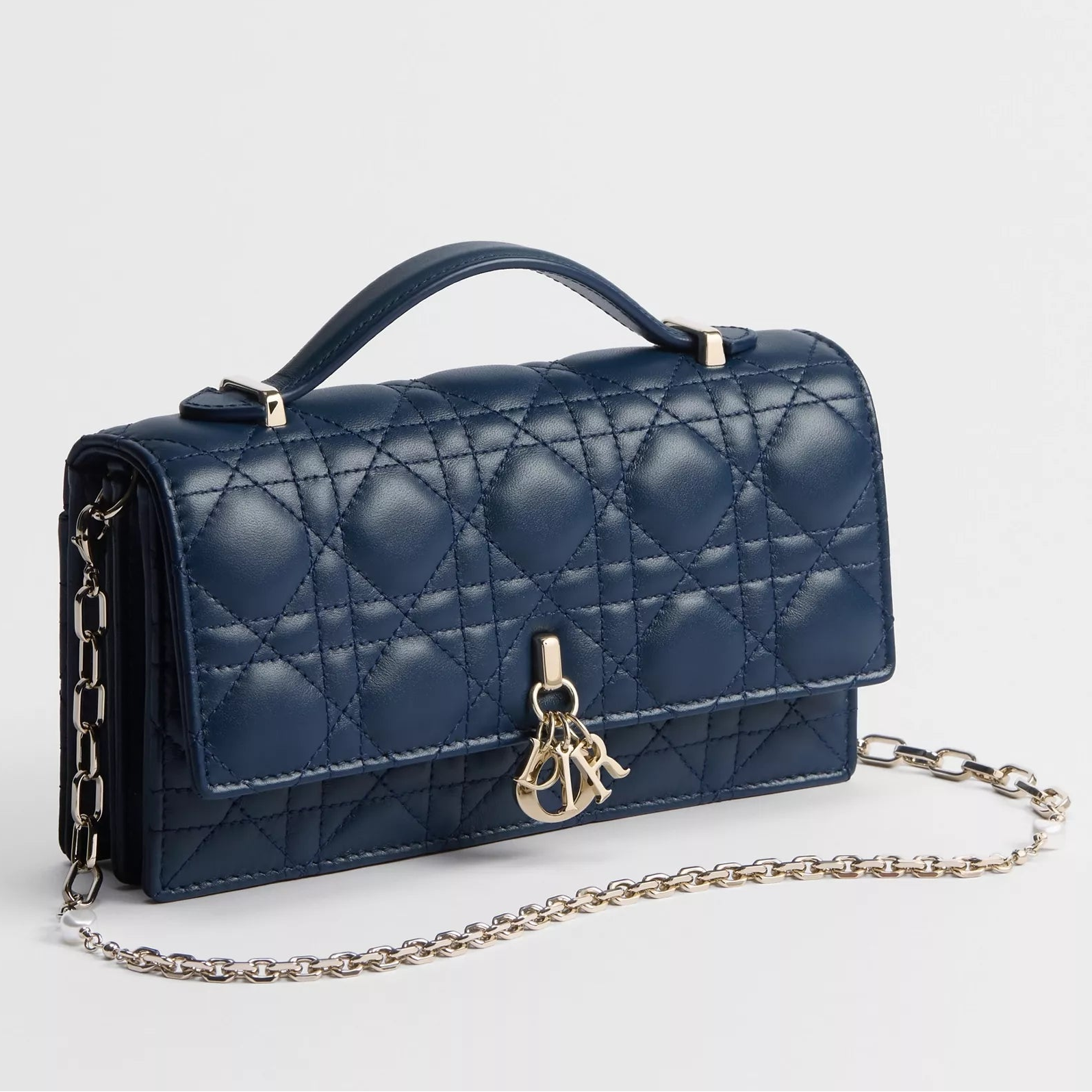 Dior My Dior Cannage Lambskin Mini Bag – Ocean Blue