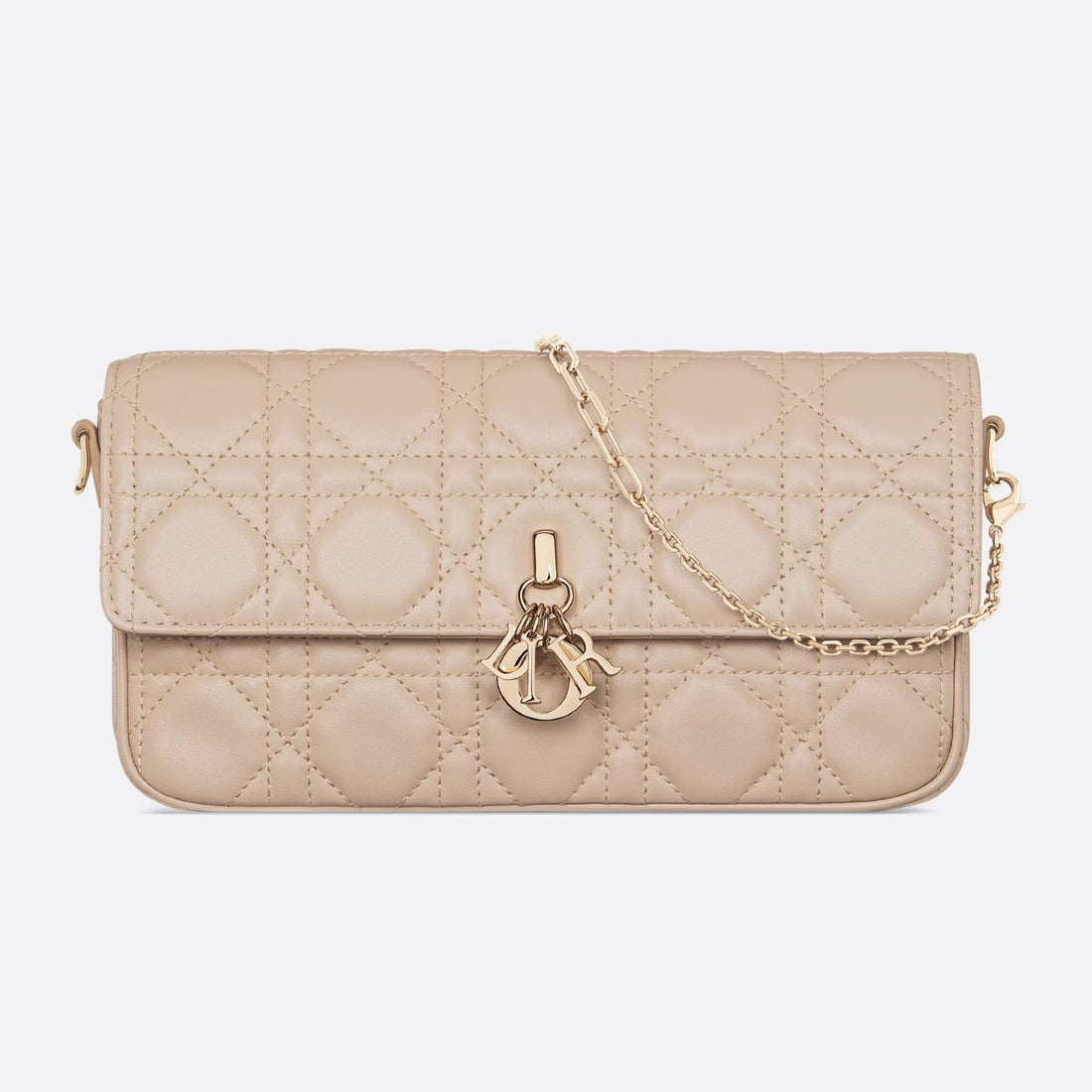 Dior My Dior Cannage Lambskin Mini Bag - Powder Beige