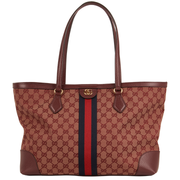 Gucci Ophidia Medium Tote Bag – Burgundy