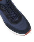 Loro Piana Weekend Evo Suede Sneakers - Navy Blue (082)