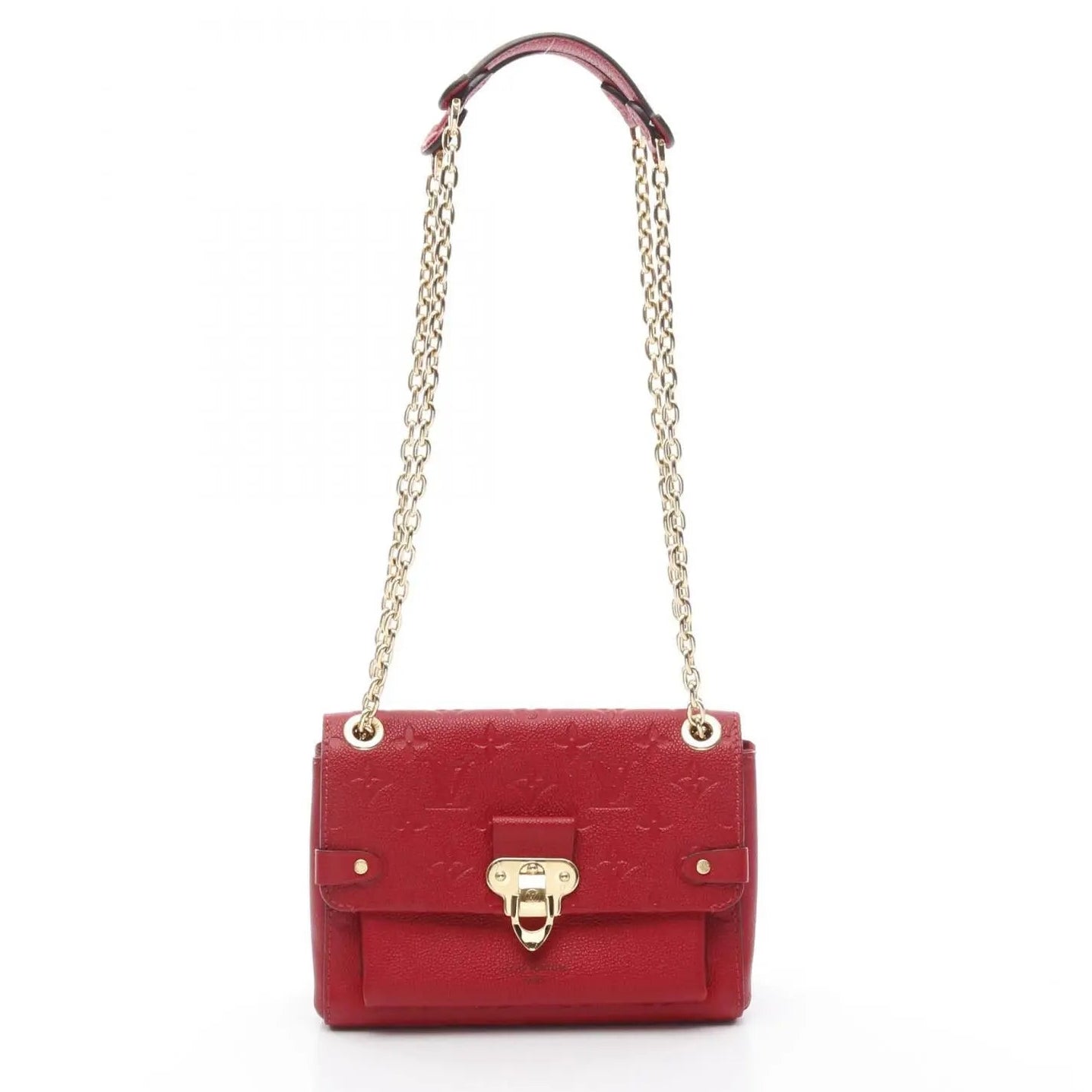 Louis Vuitton Monogram Empreinte Vavin BB Handbag - Scarlet Red